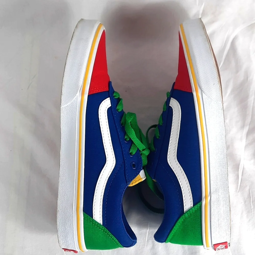 Vans Off The Wall Unisex Youth Shoes Size 5 Colorful Old Skool